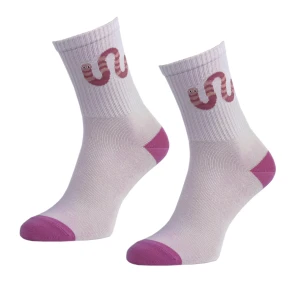 Kolorowa skarpeta młodzieżowa słodka dżdżownica