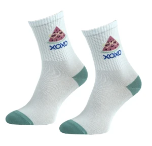 Kolorowa skarpeta młodzieżowa soczysty arbuz